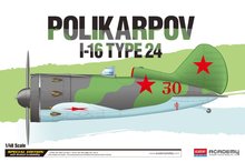 * ACADEMY Model Kit letadlo 12314 - Polikarpov I-16 Type 24 LE: (1:48)