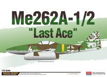 * ACADEMY Model Kit letadlo 12542 - Me262A-1/2 &quot;Last Ace&quot; LE: (1:72)