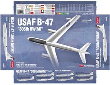 * ACADEMY Model Kit letadlo 12618 - USAF B-47 (1:144)