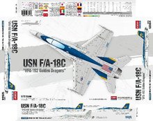 * ACADEMY Model Kit letadlo 12564 - USN F/A-18C  VFA-192 Golden Dragons 1:72