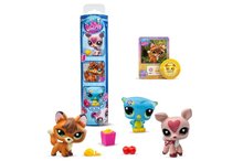 * Littlest Pet Shop 3 figurky LPS Forest Pets sova, jelen a lika