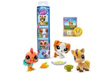 * Littlest Pet Shop 3 figurky LPS  Barnyard Pets k, kohout a terir