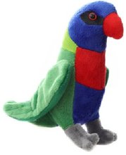 * Papouek Lori mnohobarevn, ply 19 cm