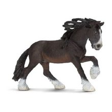 * Schleich 13734 Shirský hřebec Tažný kůň 16,2 x 17 x 3,7 cm.
