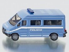 * Siku 1323 Polizia Mercedes Furgon 7,5 x 3 cm