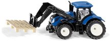 * Siku 1544 traktor new Holland s vidlemi a paletou  9,7 x 7,8 cm