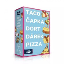 * Taco, apka, dort, drek, pizza - karetn postehov hra 8+