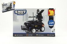Stavebnice Dromader SWAT Policie Auto 229ks plast v krabici
