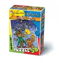 Puzzle Kubula a Kubikula - 30 dilku / Pojd s nami do pohadky Bonaparte