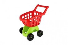 Nákupní vozík / košík  na kolečkách plastový 41 x 29 x 46,5cm