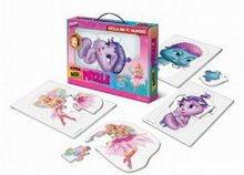 Didaco Puzzle Basic 4v1 Barbie Fairytopia 3, 4, 6, 8 dlk