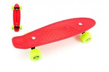 * Pennyboard 43cm, nosnost 60kg, plastov osy, erven