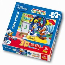 Trefl 3D Mickey Mouse 24 dlk puzzle lekce potn