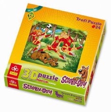 Trefl 3D Scooby Doo a fotbalov tm 24 dlk puzzle