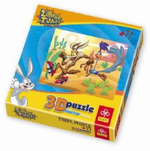 Trefl 3D Looney Tunes 72 dlk Kaktusove pole. puzzle