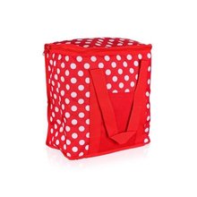 Taka chladc velk erven s puntky 20 l