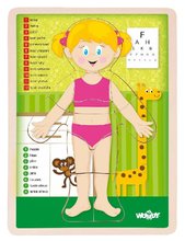 * Puzzle &quot;Lidsk tlo&quot; - Holka CZ devn